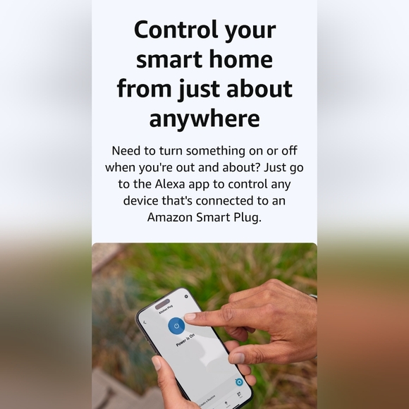 Amazon Smart Plug: External Socket/Outlet Adapter Uses Wi-Fi Bluetooth Alexa NEW - Picture 7 of 12